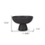 8" Black Aluminum Decorative Bowl