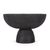 8" Black Aluminum Decorative Bowl