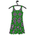 Green Ankara Fabric Women Skater Dress