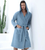 Men's Turkish Cotton Hooded Terry Bathrobe