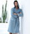 Men's Turkish Cotton Hooded Terry Bathrobe