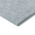 8' X 10' Sky Blue And Ivory Floral Washable Area Rug With UV Protection