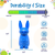 Bunny Nylon Chew Toy for Aggressive Chewers 