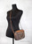 Michael Kors Jet Set EW Brown PVC Zip Chain Crossbody