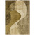 10' X 14' Brown Beige And Ivory Abstract Washable Indoor Outdoor Area Rug