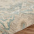 8' X 10' Turquoise and Cream Medallion Area Rug