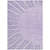 9' X 12' Lavender And Purple Abstract Washable Indoor Outdoor Area Rug