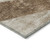 8' X 10' Brown And Beige Geometric Washable Indoor Outdoor Area Rug