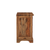 27" Brown Solid Wood Live Edge Three Drawer Nightstand
