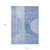 9' X 12' Denim Blue And Sky Blue Geometric Washable Indoor Outdoor Area Rug