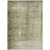 9' X 12' Taupe Beige And Chocolate Abstract Washable Indoor Outdoor Area Rug