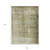 9' X 12' Taupe Beige And Chocolate Abstract Washable Indoor Outdoor Area Rug