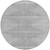 8' Gray And Ivory Round Abstract Washable Indoor Outdoor Area Rug