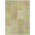 9' X 12' Green Copper And Mint Green Patchwork Washable Indoor Outdoor Area Rug