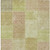 9' X 12' Green Copper And Mint Green Patchwork Washable Indoor Outdoor Area Rug