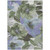 10' X 14' Olive Green And Fern Green Floral Washable Indoor Outdoor Area Rug