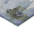 10' X 14' Olive Green And Fern Green Floral Washable Indoor Outdoor Area Rug