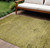 8' X 10' Gold Brown And Wheat Oriental Washable Indoor Outdoor Area Rug