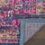 12' X 18' Blue Moroccan Power Loom Distressed Area Rug