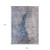 9' X 12' Navy Blue And Gray Abstract Washable Indoor Outdoor Area Rug