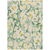9' X 12' Green Floral Washable Non Skid Indoor Outdoor Area Rug