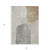 5' X 8' Beige Brown And Taupe Abstract Washable Indoor Outdoor Area Rug