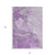 10' X 14' Lilac Abstract Washable Non Skid Indoor Outdoor Area Rug