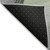 10' X 14' Artichoke Green Gray And Silver Abstract Washable Indoor Outdoor Area Rug