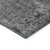 9' X 12' Gray Charcoal And Silver Patchwork Washable Indoor Outdoor Area Rug