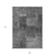 9' X 12' Gray Charcoal And Silver Patchwork Washable Indoor Outdoor Area Rug