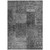 9' X 12' Gray Charcoal And Silver Patchwork Washable Indoor Outdoor Area Rug