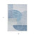 8' X 10' Navy Blue And Sky Blue Geometric Washable Indoor Outdoor Area Rug