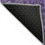 10' X 14' Eggplant Purple And Charcoal Patchwork Washable Indoor Outdoor Area Rug