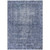 10' X 14' Navy Blue Oriental Washable Indoor Outdoor Area Rug
