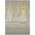 10' X 14' Taupe And Gold Nautical Washable Indoor Outdoor Area Rug