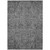 10' X 14' Charcoal And Silver Floral Washable Indoor Outdoor Area Rug