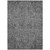 10' X 14' Charcoal And Silver Floral Washable Indoor Outdoor Area Rug