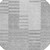 8' Silver Gray And Ivory Round Striped Washable Indoor Outdoor Area Rug