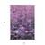 10' X 14' Purple Eggplant And Lavender Floral Washable Indoor Outdoor Area Rug