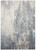 2' X 3' Gray Blue And Ivory Abstract Stain Resistant Area Rug