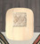 Set Of Two 17" X 17" Taupe Faux Fur Solid Color Dining Chair Pads