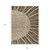 9' X 12' Brown Taupe And Beige Abstract Washable Indoor Outdoor Area Rug