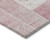 9' X 12' Pink Blush And Ivory Patchwork Washable Indoor Outdoor Area Rug