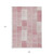 9' X 12' Pink Blush And Ivory Patchwork Washable Indoor Outdoor Area Rug