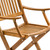 24" Brown Solid Wood Indoor Outdoor Deck Chair