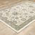 7' X 10' Gray and Ivory Oriental Power Loom Area Rug