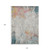 10' X 14' Teal Blue Abstract Washable Indoor Outdoor Area Rug