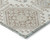10' X 14' Ivory And Brown Floral Washable Indoor Outdoor Area Rug