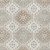 10' X 14' Ivory And Brown Floral Washable Indoor Outdoor Area Rug