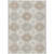 10' X 14' Ivory And Brown Floral Washable Indoor Outdoor Area Rug